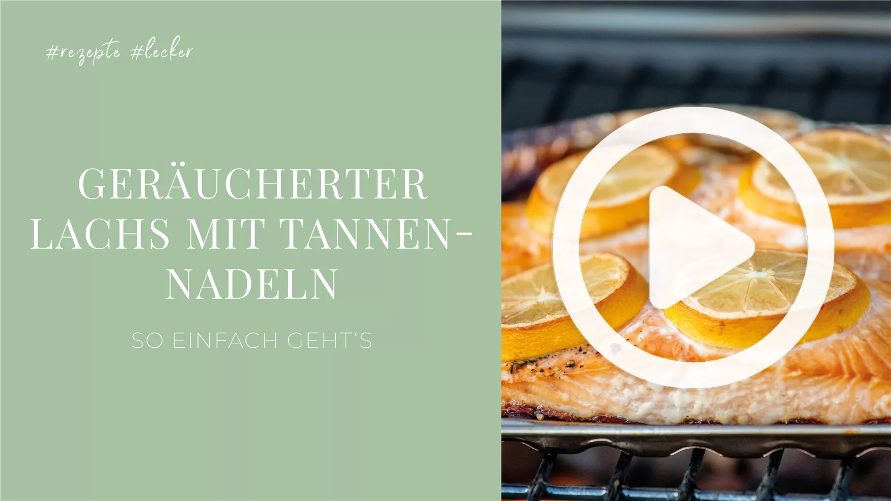 Geräucherter Lachs mit Tannennadeln Geräucherter Lachs mit Tannennadeln