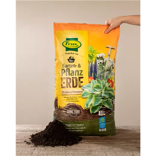 Frux Bio Garten- & Pflanzerde – torffrei Frux Bio Garten- & Pflanzerde – torffrei
