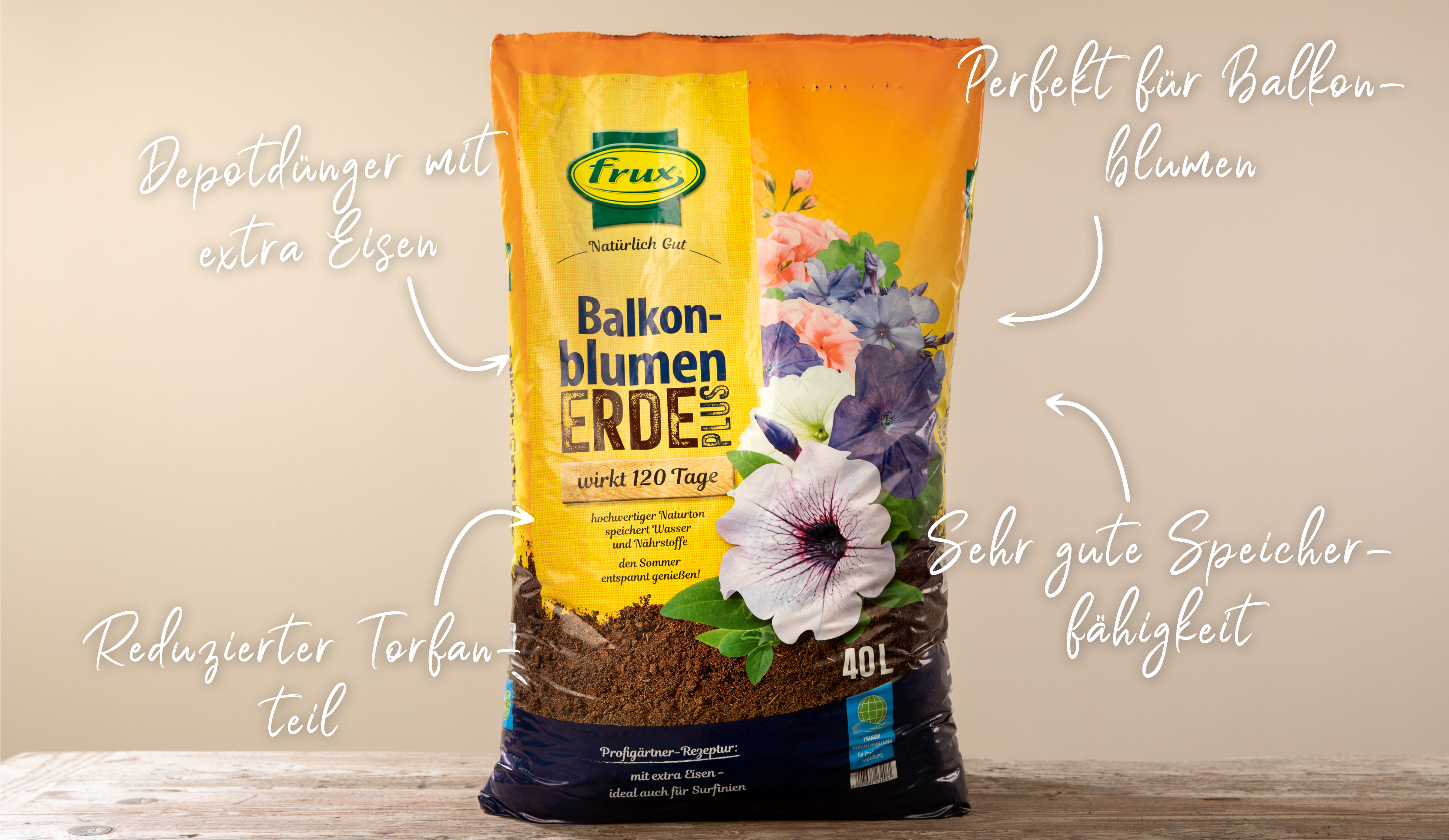 Frux Balkonblumenerde Plus kaufen | Florado