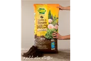 Frux Bio Stauden- & Rosenmulch – Gartenfaser -torffrei- 60l