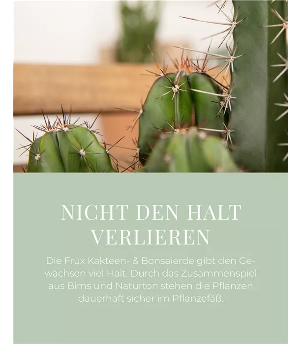 Frux Kakteen- & Bonsaierde 5l - Emotionaler Nutzen
