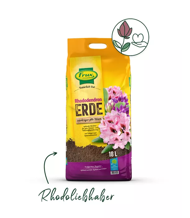 Frux Rhododendron- & Moorbeeterde 18l - Herausragende Eigenschaft