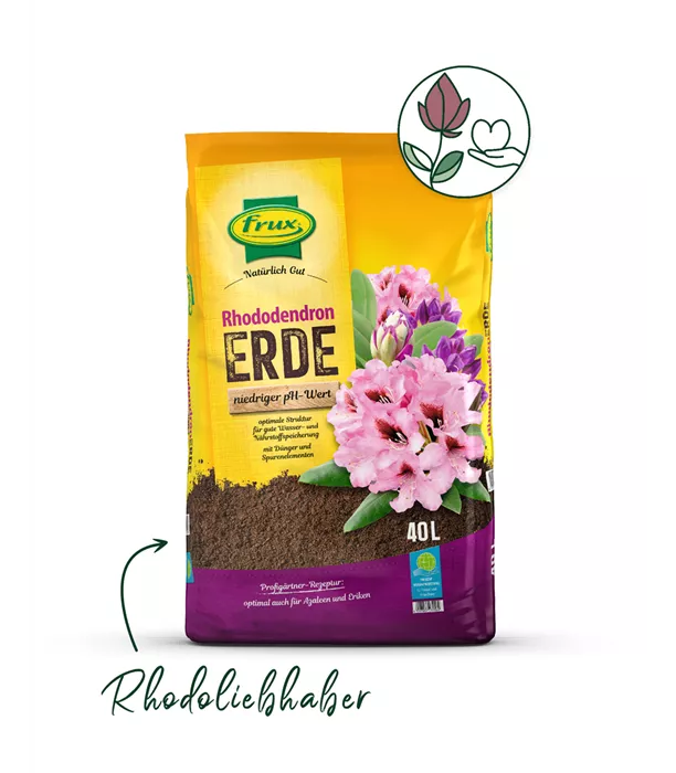 Frux Rhododendron- & Moorbeeterde 40l - Herausragende Eigenschaft