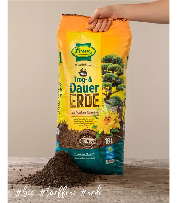 Frux Bio Trog- & Dauererde -torffrei- 18l