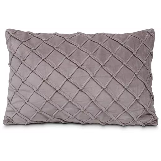 fleur ami MADELEINE - Ribbed Cotton Velvet Diamond Pattern Pillow fleur ami MADELEINE - Ribbed Cotton Velvet Diamond Pattern Pillow