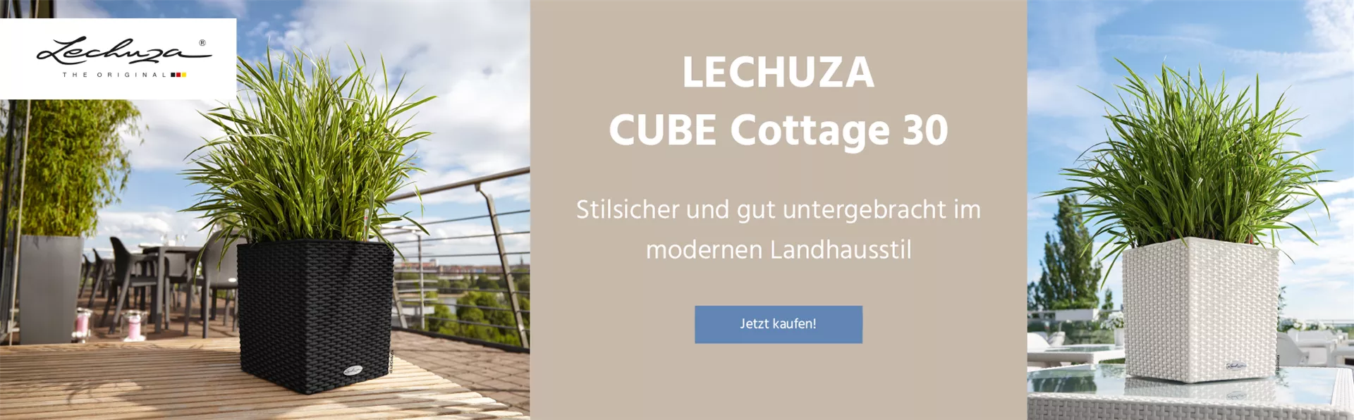 Entdecken Sie unseren LECHUZA CUBE Cottage 30 GS_Stoerer-Artikelprofil-Lechuza-CUBICO-Cottage-30_1920x596.png